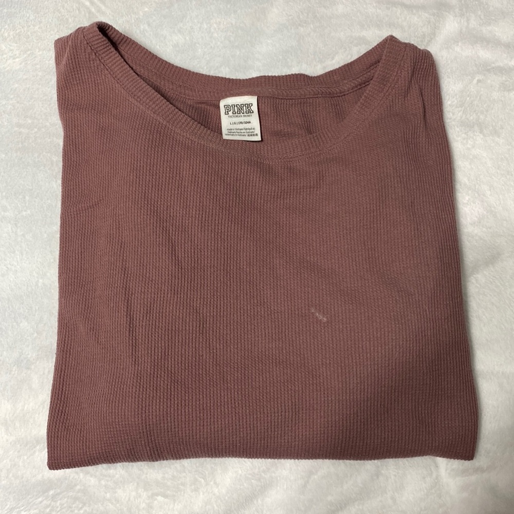 Plain long sleep top